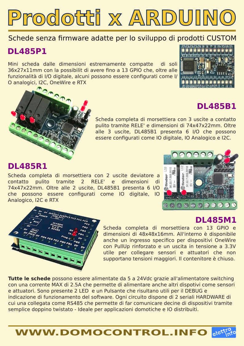 Schede compatibili Arduino|Progetti custom