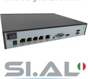 NVR Videosorveglianza POE 4 Canali 4K supporto ONVIF IP 