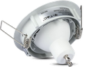 Portafaretto LED da Incasso Rotondo GU10 e GU5.3 (MR16) Colore Bianco Orientabile
