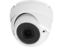 Telecamera Dome IP 5MP FULL COLOR Varifocal 2.8-12mm POE HTML5 + Audio - In metallo