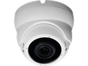 Telecamera Dome IP 5MP FULL COLOR Varifocal 2.8-12mm POE HTML5 + Audio - In metallo