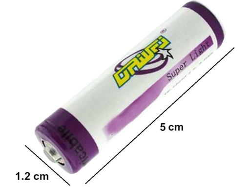 Batteria Ioni di Litio ricaricabile 18650 4.2V 2800mAh