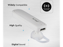 Auricolare Bluetooth 70mAh Colore Bianco