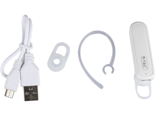 Auricolare Bluetooth 70mAh Colore Bianco