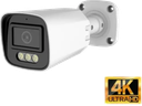Telecamera Bullet IP 4MP FULL COLOR 2.8 POE HTML5 + Audio a 2 vie - In metallo