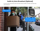 Telecamera Bullet IP 4MP FULL COLOR 2.8 POE HTML5 + Audio a 2 vie - In metallo