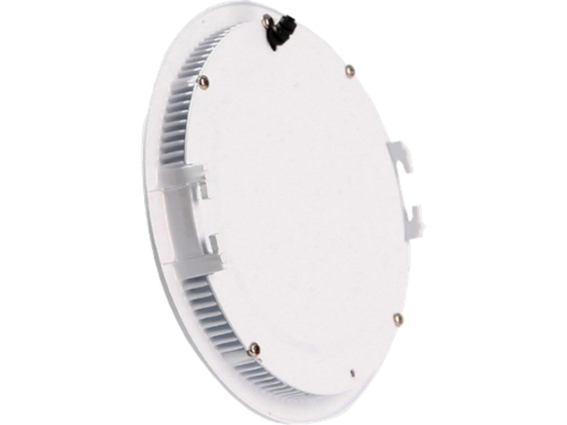 Pannello LED piatto bianco tondo ad incasso 6W 600LM 6000K