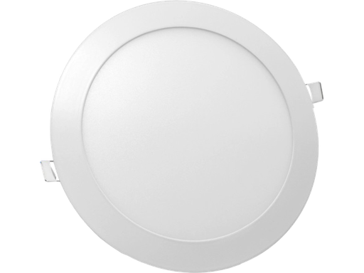 Pannello LED piatto bianco tondo ad incasso 3W 240LM 6500K