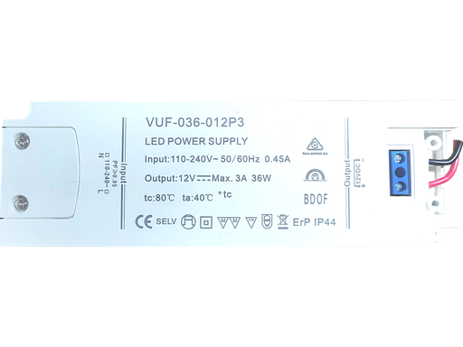 Morsettiera Alimentatore LED super piatto 24V 60W IP44