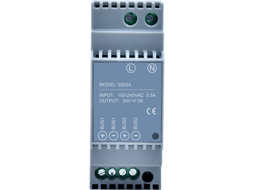 Vista Alimentatore DIN 24V 3A