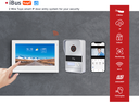 Funzionalità Kit Videocitofono 2 Fili Completo con Monitor 7" IPS Touch e Unità Esterna - Compatibile TUYA