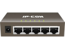 Switch Ethernet Lan GIGABIT 5 porte in metallo IP-COM Vista frontale