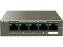 Switch Gigabit 5 Porte con 4 PoE+ (63W) | IP-COM G1105P-4-63W - Vista frontale