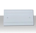 Coperchio bianco per scatola incasso 4 posti 75x145 mm
