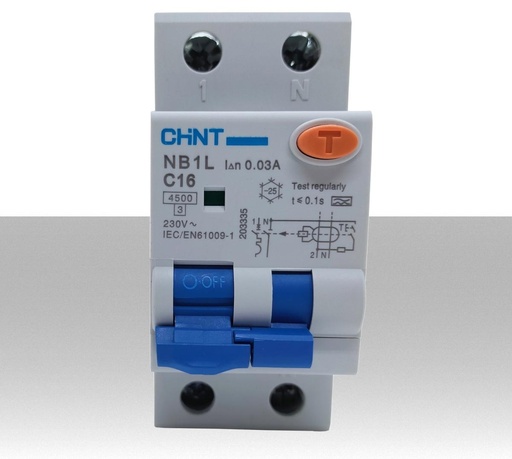 Interruttore magnetotermico differenziale 16A CHINT