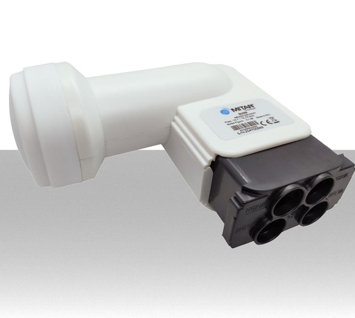 Lnb 4 uscite per multiswitch HV-HV illuminatore per impianti centralizzati  TV MITAN SLC03