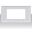 Placca 4 moduli vimar bianco Plana 14654.01