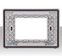 Coperchio stagno per 3 moduli vimar bianco IP55 per scatole da incasso Plana 14943.01