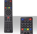 Decoder TV dvb t2  Full HD Digiquest Twin tuner REC con funzione mediaplayer e telecomando universale 2 in 1 risoluzione video Full HD 
