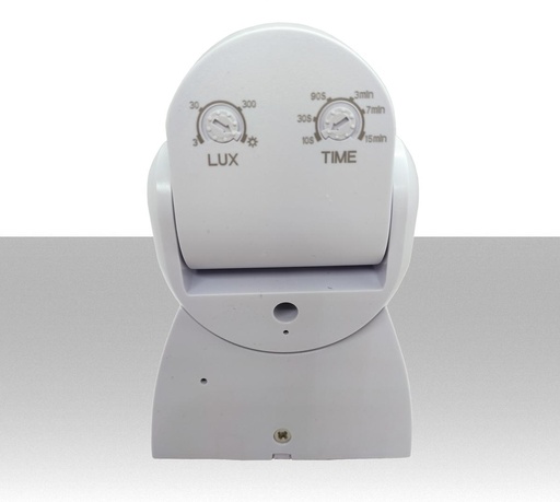 Sensore di movimento per luci esterne IP65 orientabile rilevamento 180° distanza 12 metri SE918AN
