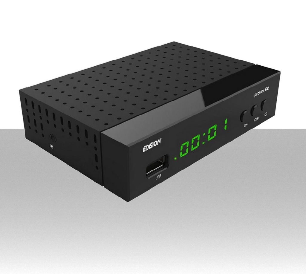 Decoder Edision Proton S2 satellitare FULL HD 12 Volt  Funzioni USB wifi integrato 