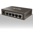 Switch Ethernet 5 porte Gigabit Lan in metallo modello Desktop IP-COM
