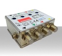 Amplificatore di linea multiswitch in cascata 4 IN 4 out regolabile