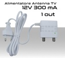 Alimentatore TV da 300mA 12V tipo switching ad 1 uscita