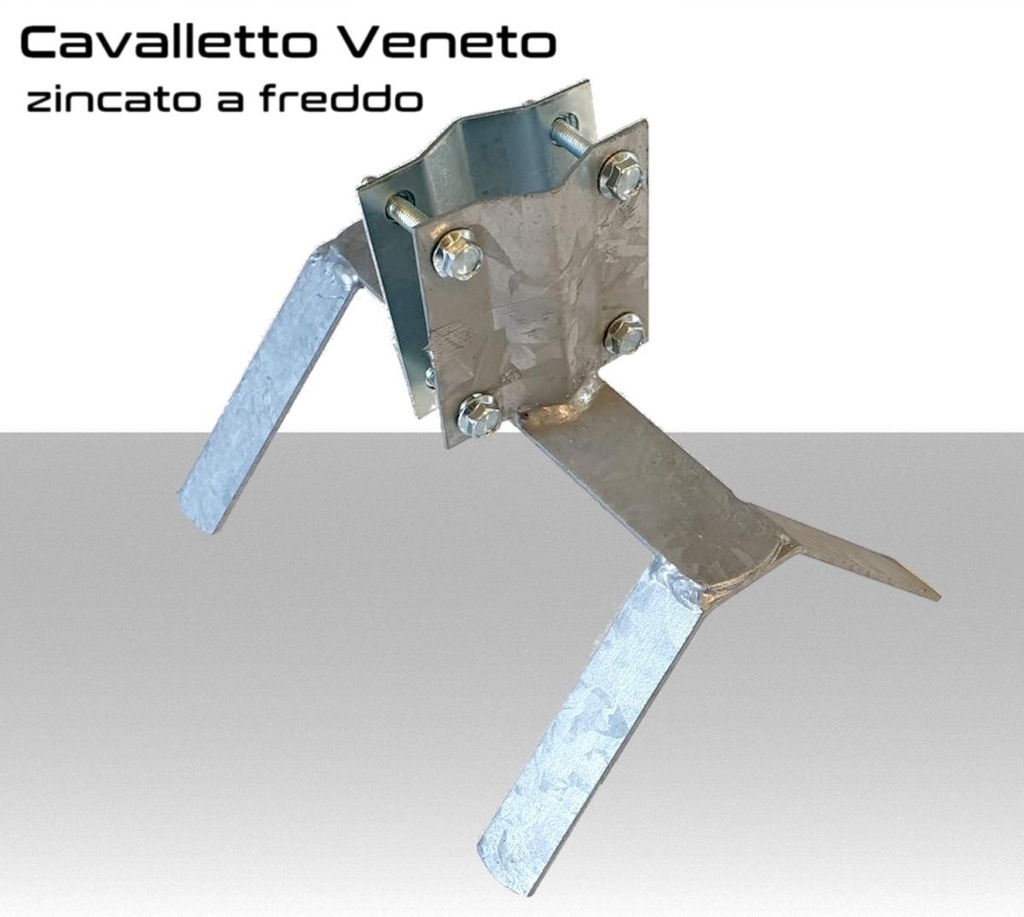 Cavalletto Veneto Universale per pali antenna tv montaggio a tetto