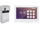 Kit Videocitofono 2 Fili 7" Touch IPS Bianco RFID Tuya