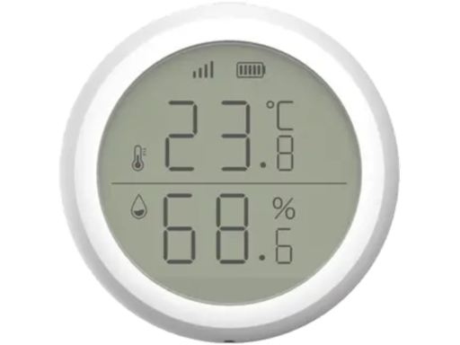 Misuratore della Temperatura e Umidità con Display LCD - ZigBee - Alimentazione 2x AAA - TUYA