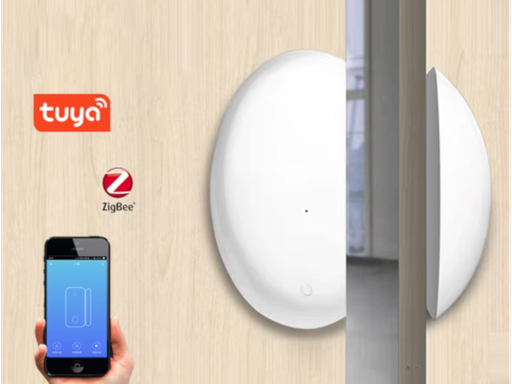 Sensore magnetico Apertura Porta / Finestra ZigBee - Batteria CR2032 - TUYA