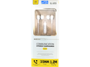 Auricolare stereo con microfono con JACK 3.5mm - Lunghezza 1.2m