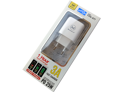 Alimentatore Fast Charge 3A TYPE-C