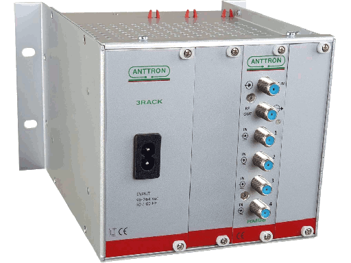 Centrale Transmodulazione TRM98 8 transponder SAT DVB-S/S2/S2X in 8 MUX DVB-T/T2