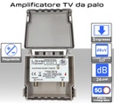 Amplificatore TV da Palo 24dB UHF con Filtro 5G