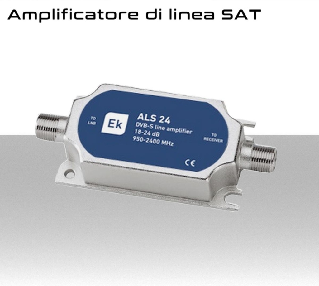 Amplificatore di linea SAT Classe A  18-25 dB