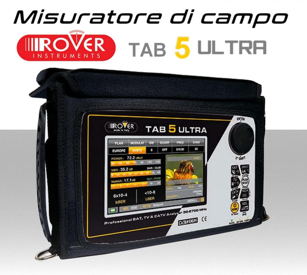 Misuratore di campo Rover TAB 5 ULTRA analizzatore di spettro professionale combinato con touch screen