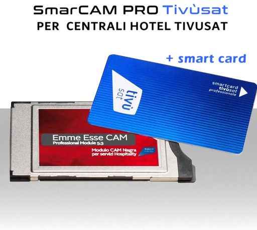 SmarCAM Tivùsat professionale Emme Esse per centrali transmodulatori Hotel