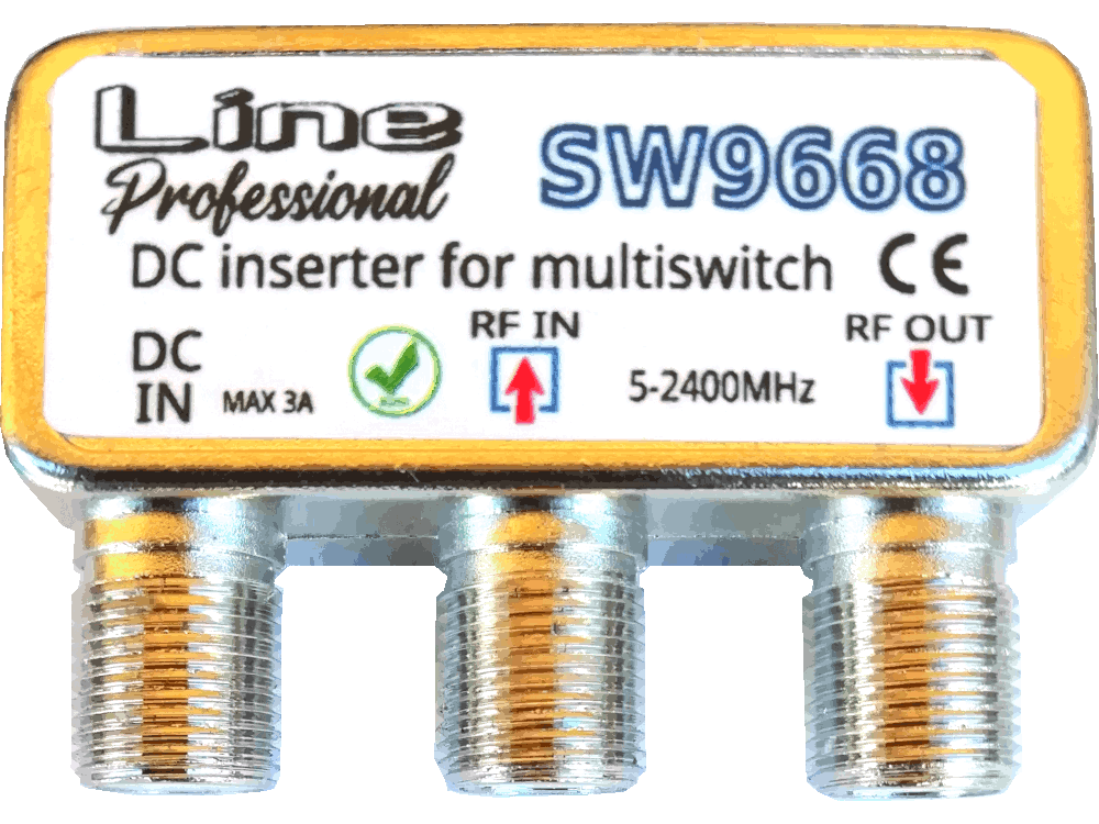 SW9668 - Inseritore di tensione per MULTISWITCH - 800...2400MHz