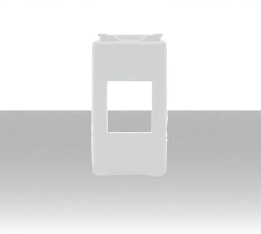 Mascherina RJ11 - RJ45 compatibile GEWISS System White 9000