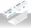 Plafoniera lineare piatta 30cm 4000K a LED con Chip Samsung Prismatica con potenza di 10W e luminosità di 1000lm - Grado di protezione IP20