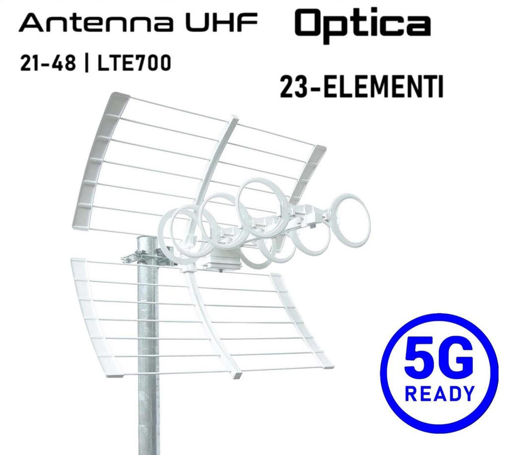 Antenna UHF 5G Ready 23 Elementi Emme Esse Optica