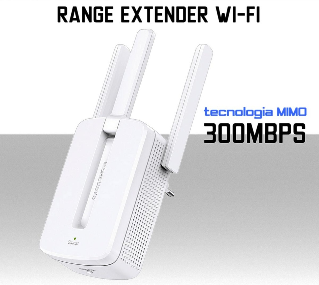 Ripetitore WiFi wireless 300Mbps WPS tecnologia MIMO  