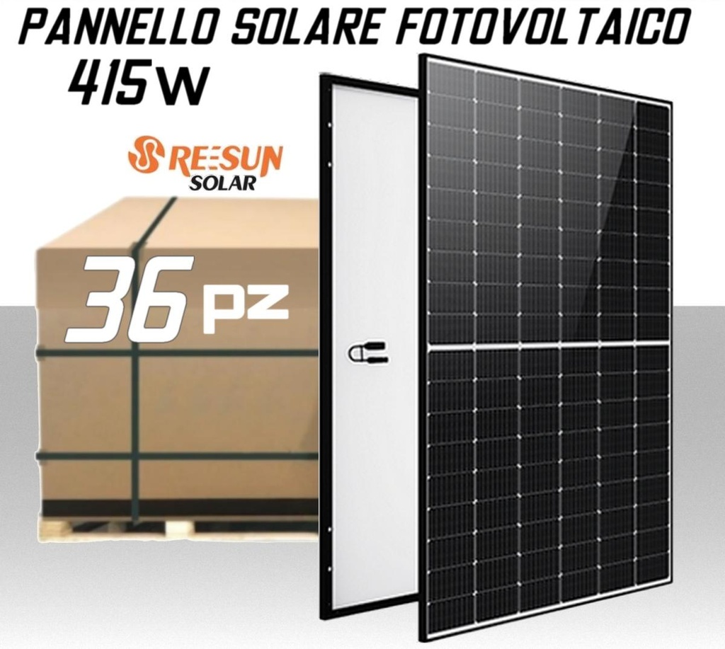 Pannelli fotovoltaici 415W per impianti solari pallet da 36 moduli RAEE INCLUSO