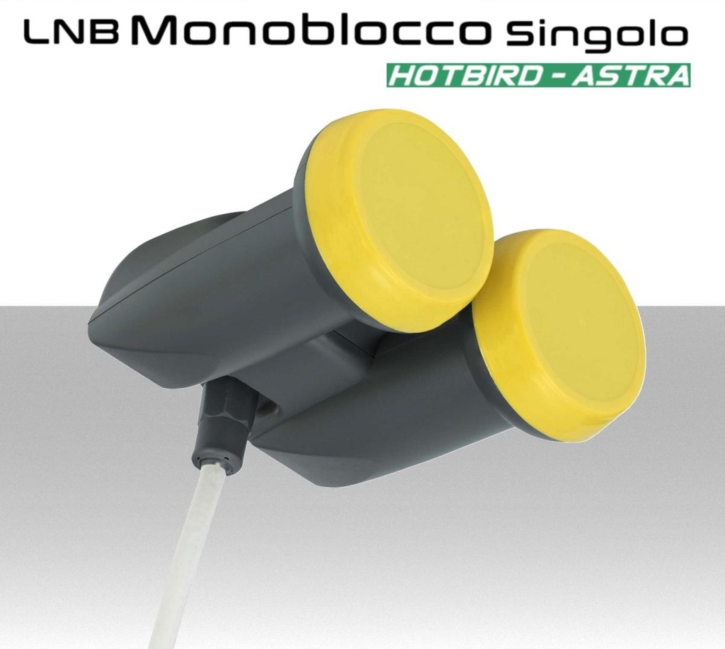 Lnb Monoblocco 1 uscita Dual Feed satelliti Hotbird - Astra convertitore IDdigital LNB 219