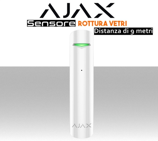 Rilevatore rottura vetri wireless Ajax GlassProtect 