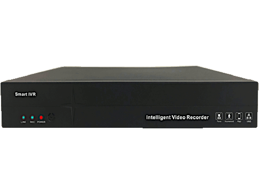 NVR 4 ingressi POE H265 8MPX 4K POE - 6 funzioni di analisi intelligente