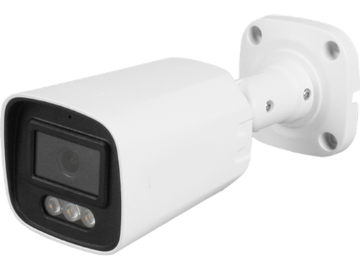 Telecamera Bullet IP 4MP FULL COLOR 2.8 POE HTML5 + Audio a 2 vie - In metallo