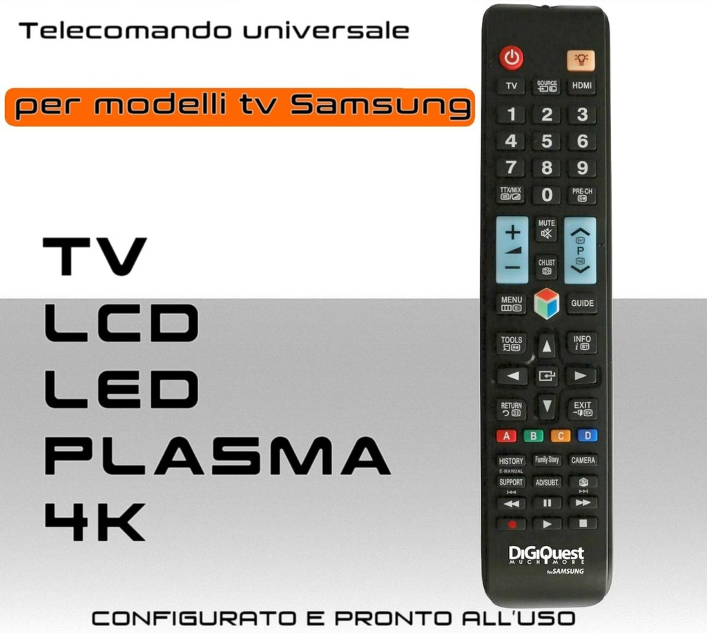 Telecomando universale per TV SAMSUNG come l'originale